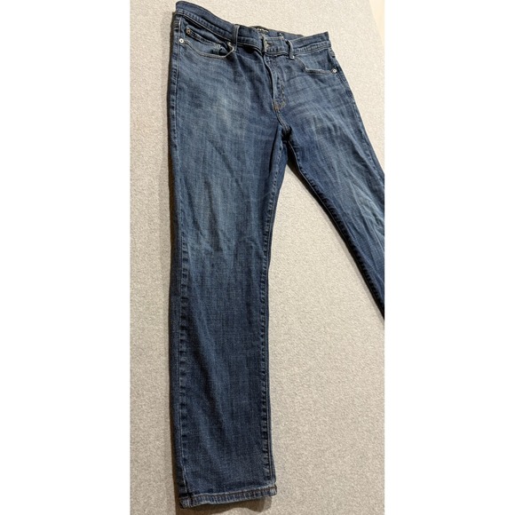 Lucky Brand Jeans Mens 38x32 221 Original Straight Denim Blue Jeans - Picture 4 of 14